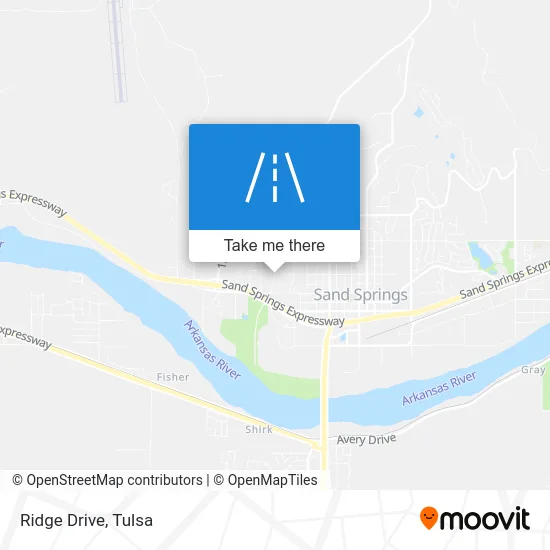 Ridge Drive map