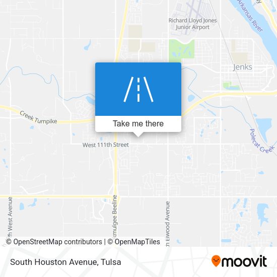 Mapa de South Houston Avenue