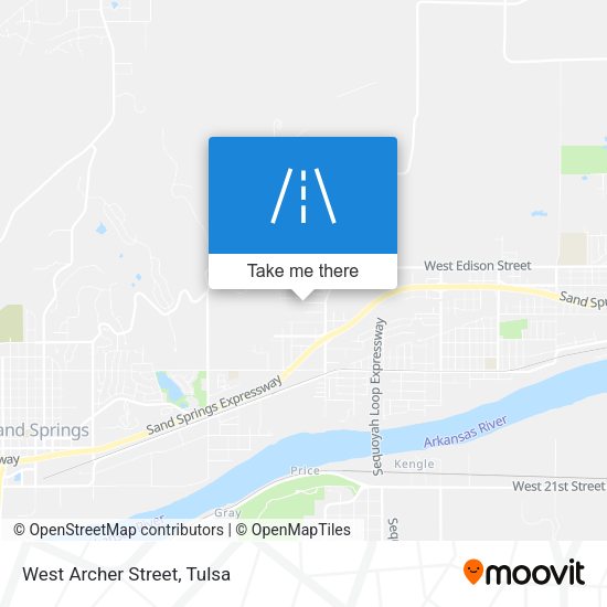 Mapa de West Archer Street