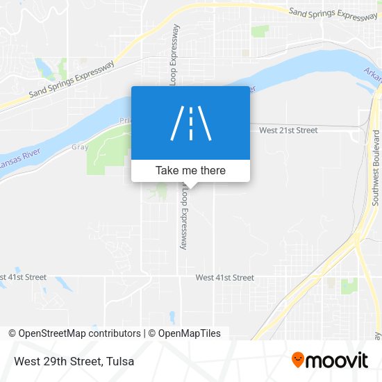 Mapa de West 29th Street