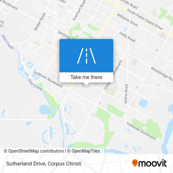Sutherland Drive map