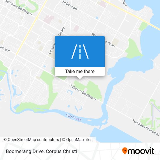 Boomerang Drive map