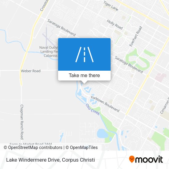 Lake Windermere Drive map