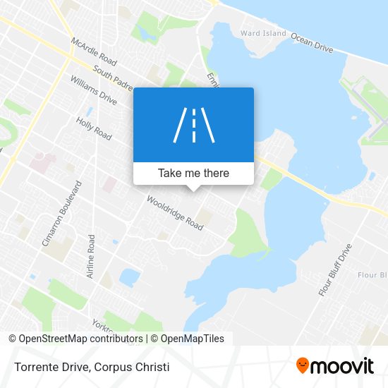Torrente Drive map