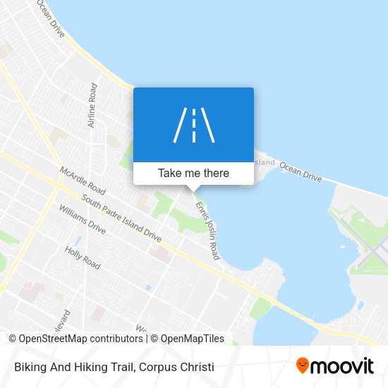Biking And Hiking Trail map
