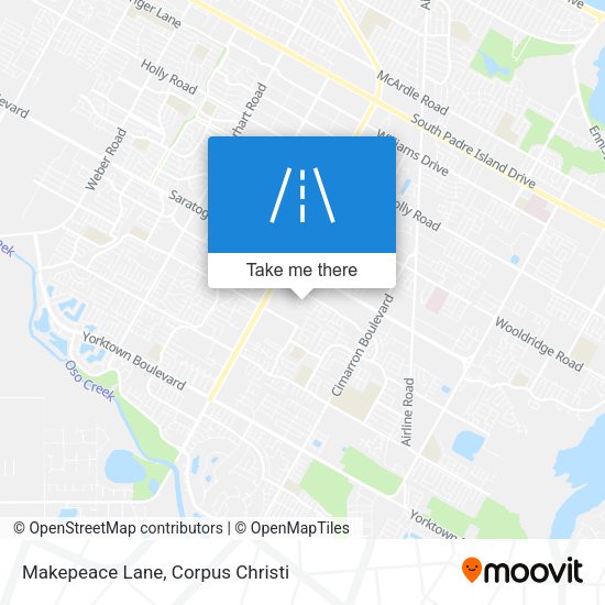 Mapa de Makepeace Lane