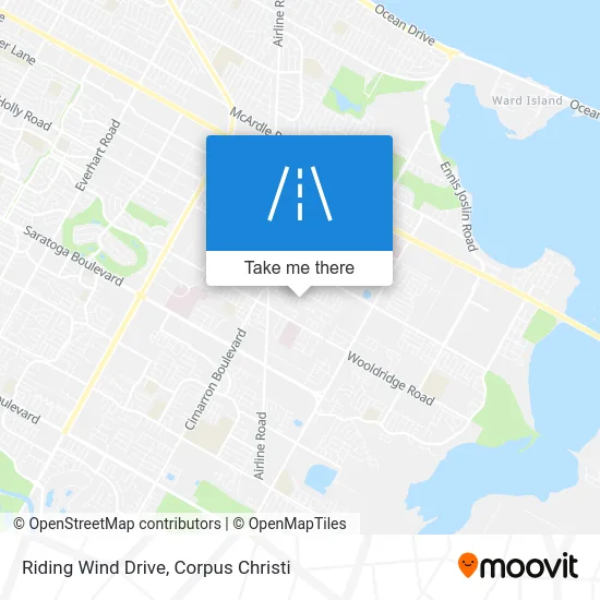 Riding Wind Drive map