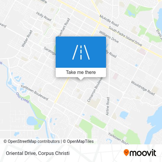 Mapa de Oriental Drive