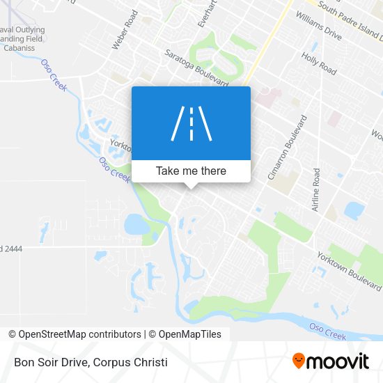 Bon Soir Drive map