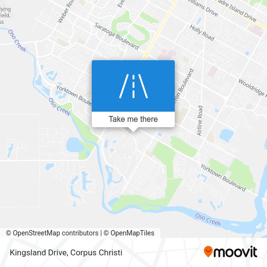 Kingsland Drive map