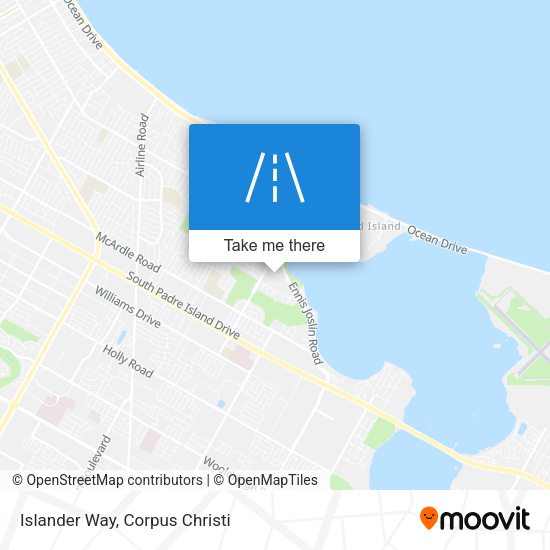 Islander Way map