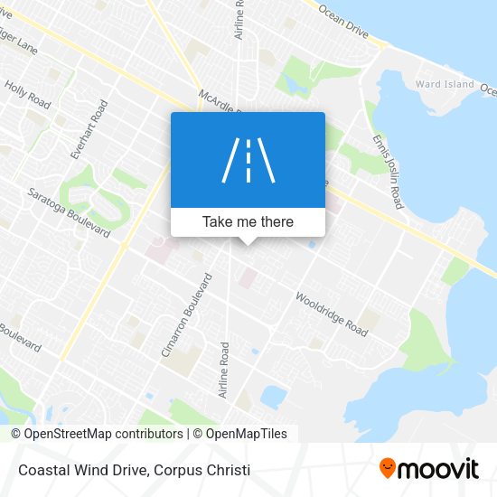 Mapa de Coastal Wind Drive