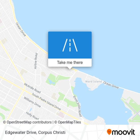 Edgewater Drive map