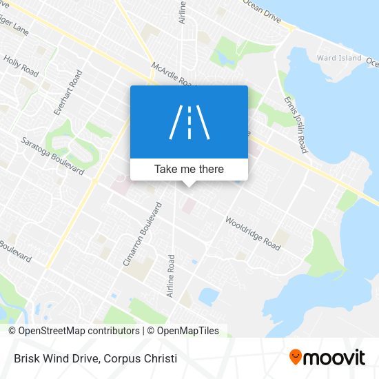 Brisk Wind Drive map