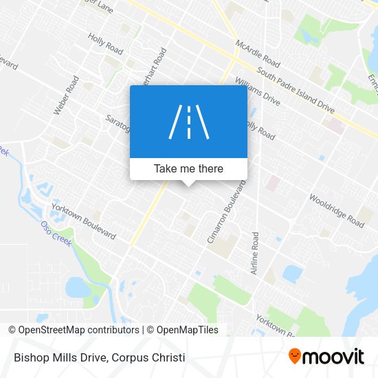 Bishop Mills Drive map