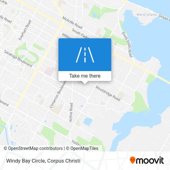 Windy Bay Circle map