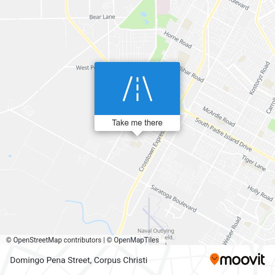 Mapa de Domingo Pena Street