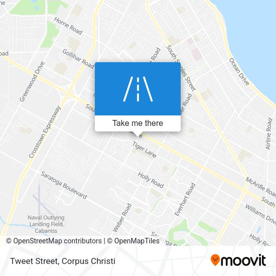 Tweet Street map
