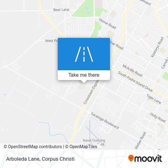 Arboleda Lane map