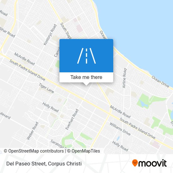 Del Paseo Street map