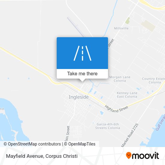 Mapa de Mayfield Avenue