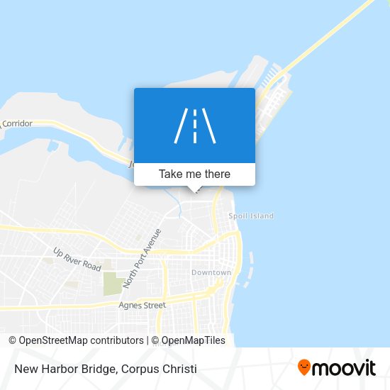 New Harbor Bridge map