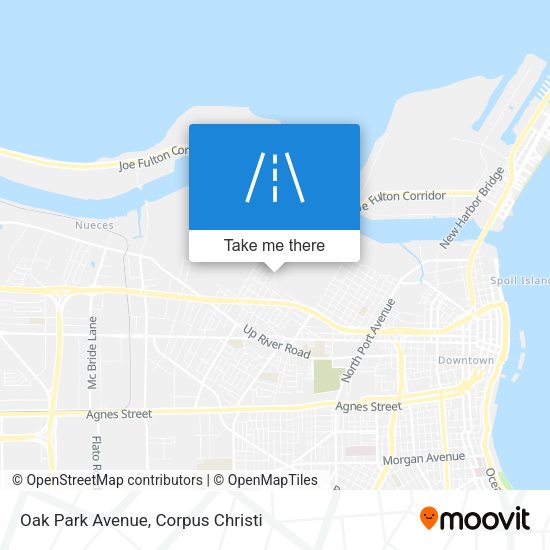 Mapa de Oak Park Avenue