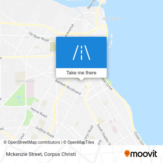 Mckenzie Street map
