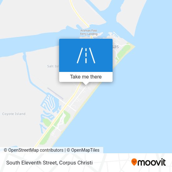 Mapa de South Eleventh Street