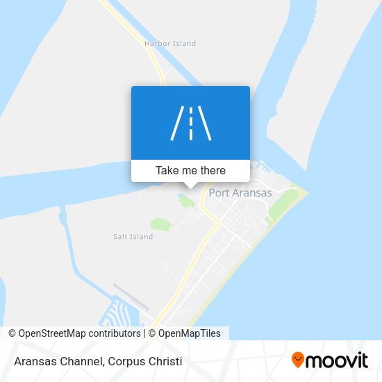 Aransas Channel map