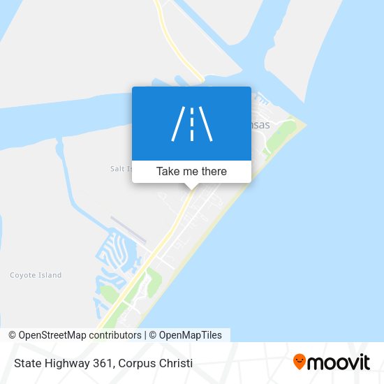 State Highway 361 map