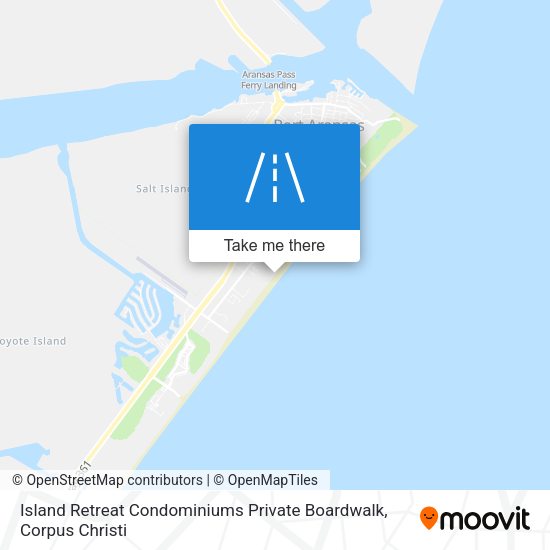 Island Retreat Condominiums Private Boardwalk map
