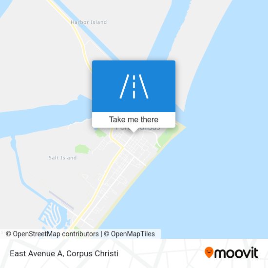 Mapa de East Avenue A