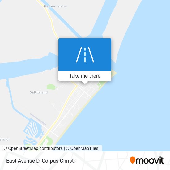 East Avenue D map