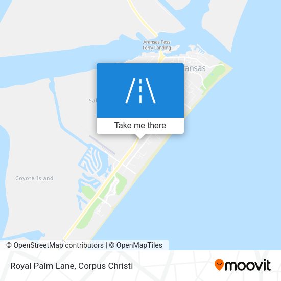 Royal Palm Lane map
