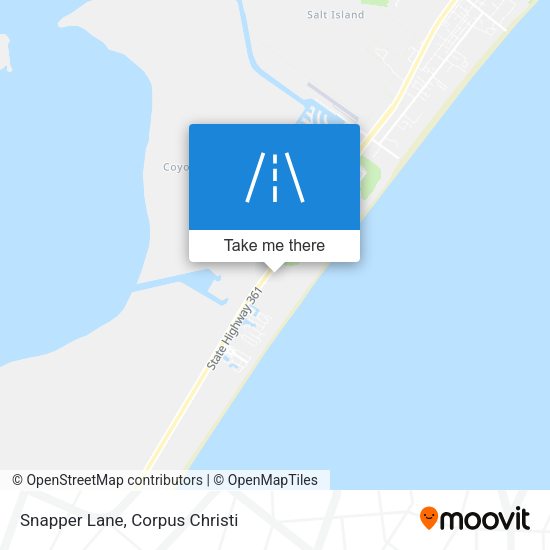Mapa de Snapper Lane