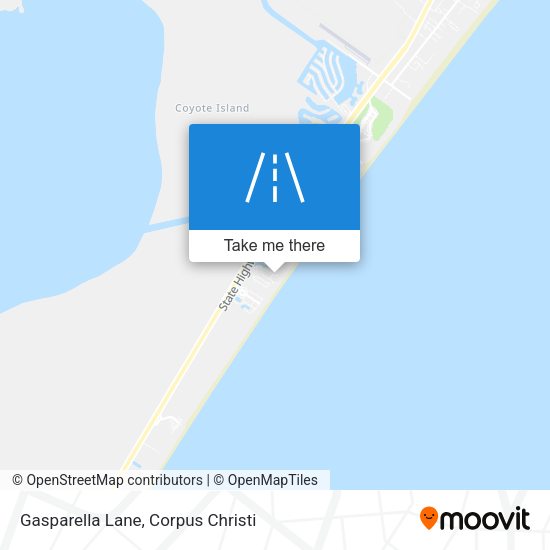 Gasparella Lane map