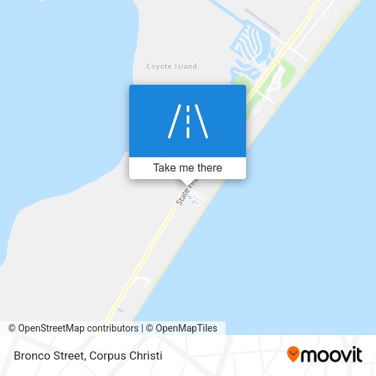 Bronco Street map
