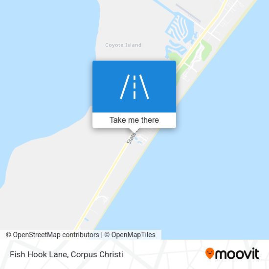 Fish Hook Lane map