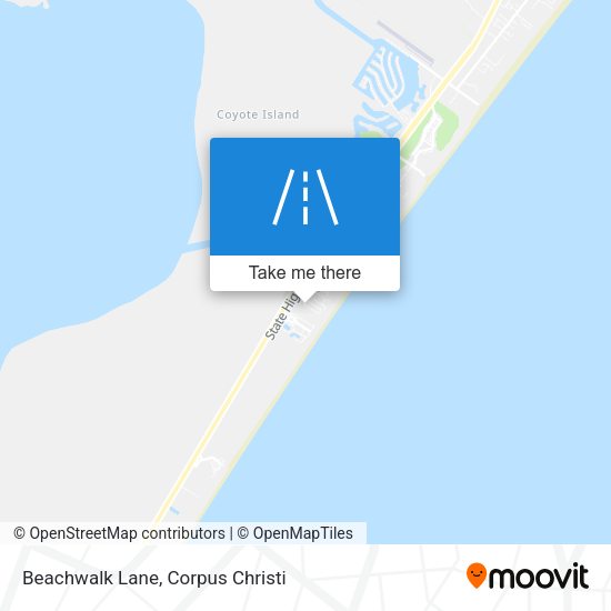 Beachwalk Lane map