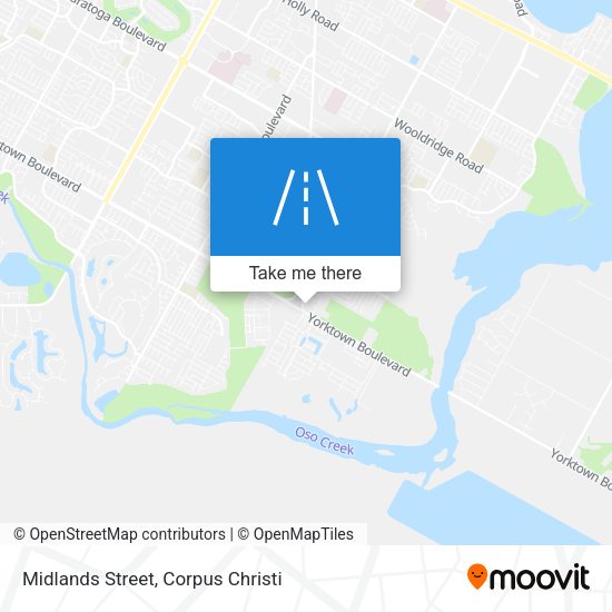 Mapa de Midlands Street