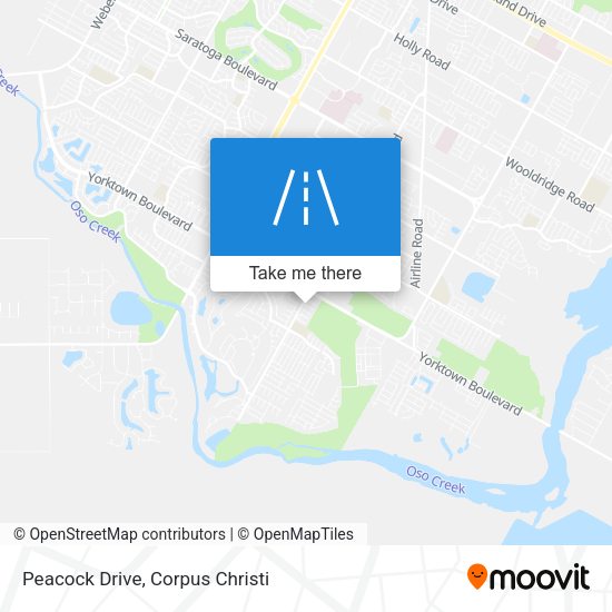 Mapa de Peacock Drive