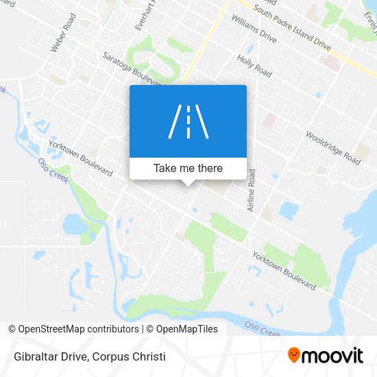 Mapa de Gibraltar Drive