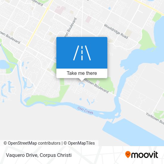 Vaquero Drive map