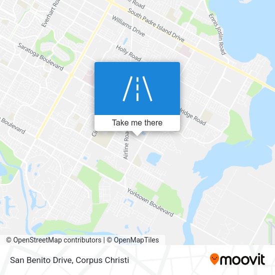 San Benito Drive map