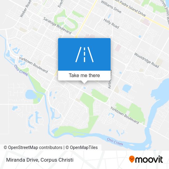Miranda Drive map