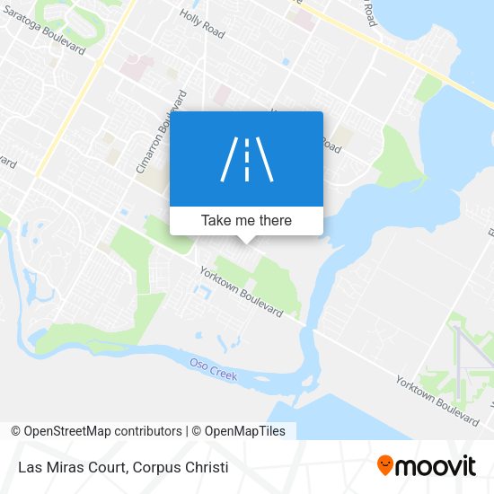Las Miras Court map