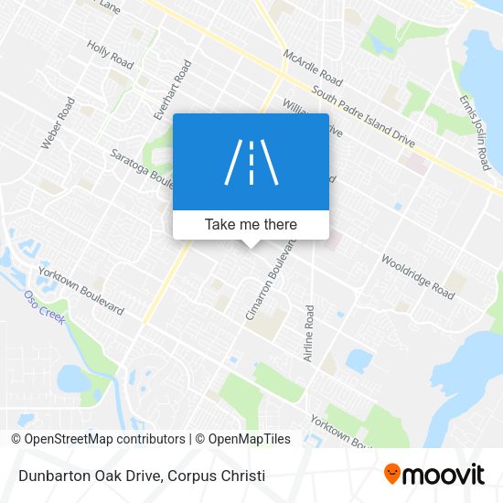 Dunbarton Oak Drive map
