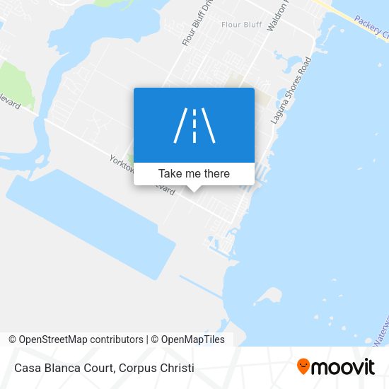 Casa Blanca Court map