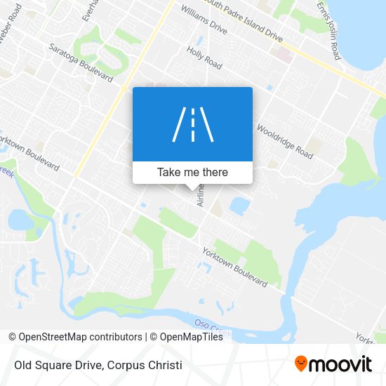 Old Square Drive map